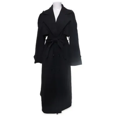Trenchcoat (Zwart) van Josefine HJ x NA-KD Acryl, Katoen, Polyester, Viscose, Wol