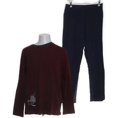 Pajamas (Red, Blue) from Enrico Mori Organic cotton