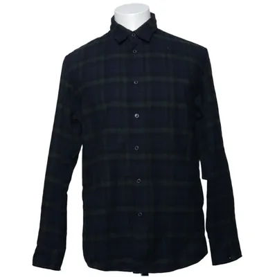 Flannel shirt (Blue, Green) from Selected Homme Recycled cotton