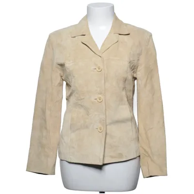 Läderkavaj (Beige) från Anonymous
