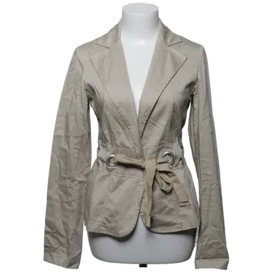 Blazer (Beige) from Smooph Cotton, Elastane