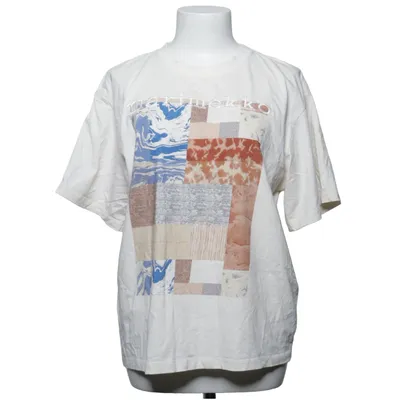 T-shirt (White, Multicolored) from Marimekko Cotton