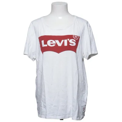T-shirt (Hvid, Rød) fra Levi Strauss & Co Bomuld