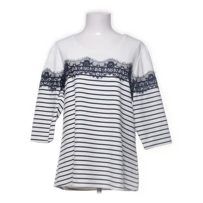 T-shirt à manches longues (Blanc, Noir) de Junarose Élasthane, Polyester, Viscose