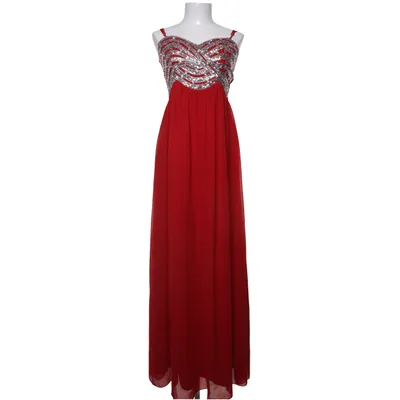 Aftenkjole (S1464-LONG) fra Cotton Club Elastan, Polyester