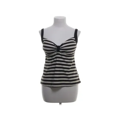 Tankini (Sort, Hvid) fra Lascana Elastan, Polyamid