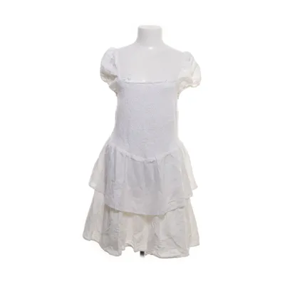 Jurk (Wit) van Divided by H&M Viscose, Linnen, Polyester, Katoen