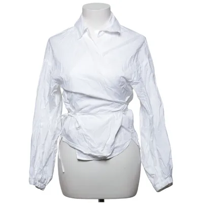 Wikkelblouse (Wit) van H&M Trend Katoen