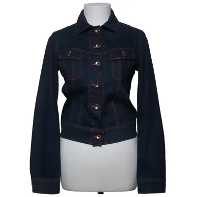 Denimjakke (RIDER JACKET) fra Lee Bomuld, Elastan