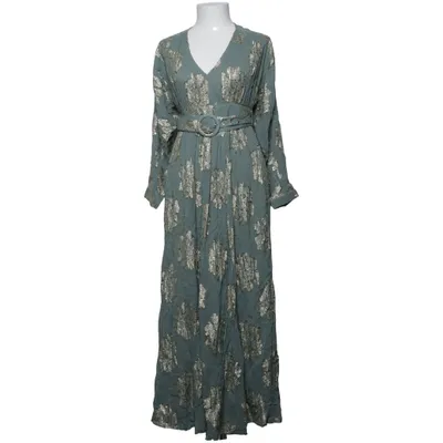 Maxi dress (Green, Gold) from ASOS Design Metallic fiber, Polyester, Viscose