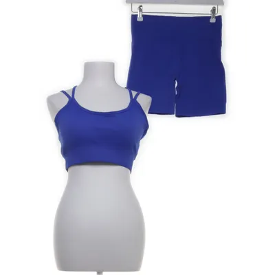 Trainingsset (Blauw) van Strengthen Elastaan, Nylon