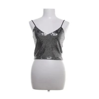 Crop top (Black) from Tally Weijl Elastane, Metallic fiber, Nylon