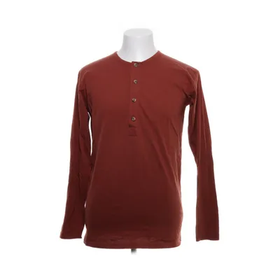 Henley shirt (Bruin) van Weekday Katoen