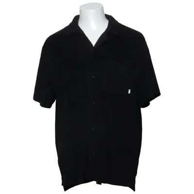 Chemise à manches courtes (Noir) de Woodbird Coton, Polyester