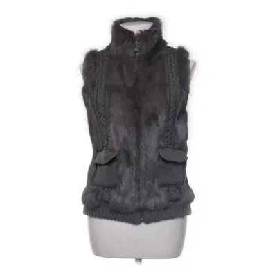 Fur vest (Gray) from Oakwood Acrylic, Polyester, Rabbit fur, Wool