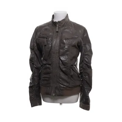 Leren jack (Bruin) van Joe Katoen, Polyester, Leer