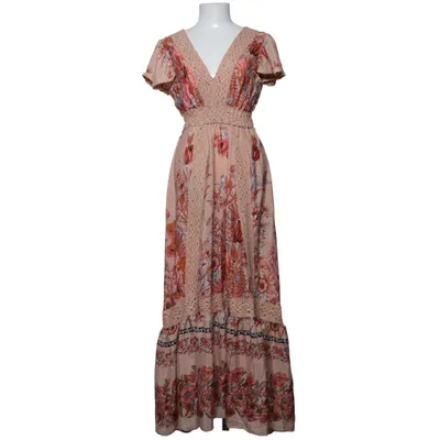 Maxi dress (Beige, Multicolored) from JOT Silk