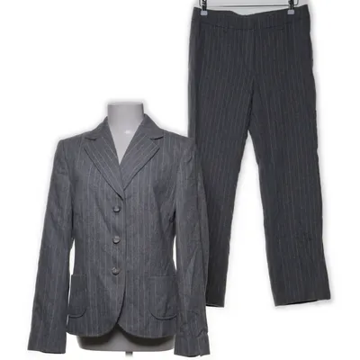Suit (Gray, Multicolored) from Hauber Acetate, Acrylic, Elastane, Nylon, Wool