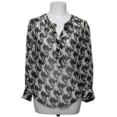 Blouse (Zwart, Wit, Grijs) van Diane von Furstenberg Elastaan, Zijde