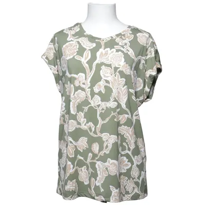 Topp (Grön, Vit, Beige) från Fransa Elastan, Polyester
