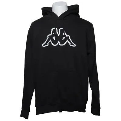 Hoodie (Black) from Kappa Cotton, Polyester
