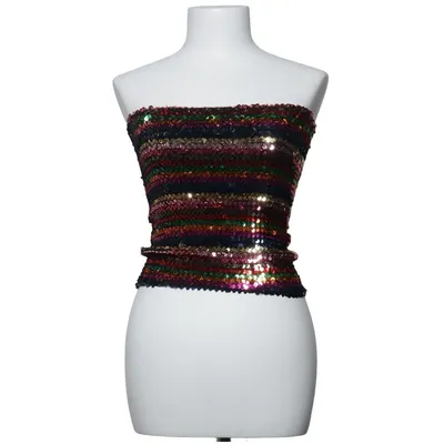 Tube top (Multicolored) from Oneness Acrylic, Elastane, Polyester