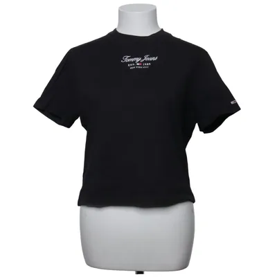 T-shirt (Zwart) van Tommy Hilfiger Jeans Katoen