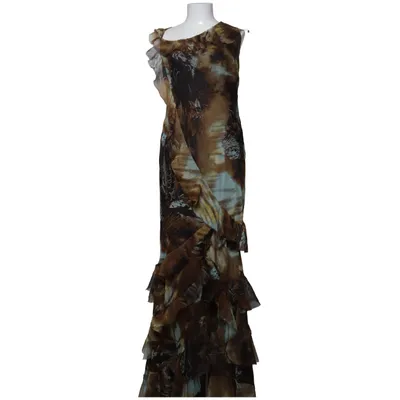 Maxikleid (Braun, Blau, Schwarz, Mehrfarbig) von ASOS Design Polyester