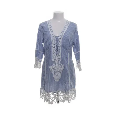 Dress (White, Blue) from Indian Emporium