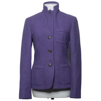 Blazer (Purple) from Ralph Lauren Viscose, Wool
