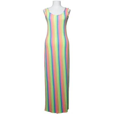 Maxikjole (Blå, Pink, Grøn) fra Boohoo Elastan, Viscose