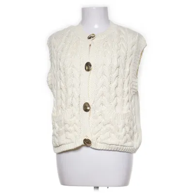 Väst (Vit) från Stradivarius Bomull, Polyester