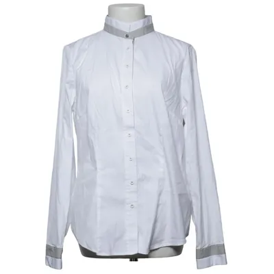 Shirt (White, Gray) from Wallmann Cotton, Elastane, Polyamide