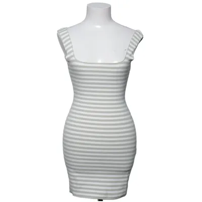 Kjole (Beige, Hvid) fra Zara Elastan, Polyester, Viscose