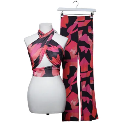 Set (Zwart, Rood, Roze) van NLY One Elastaan, Polyester