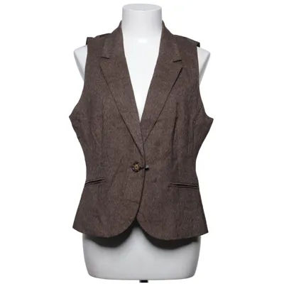 Vest (Brown) from Van Heusen Elastane, Polyester, Viscose