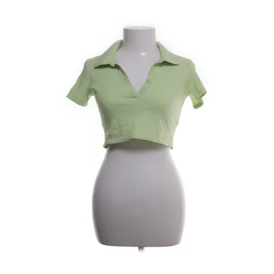 Crop top (Green) from Monki Cotton, Elastane