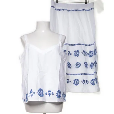 Folkdräkt (Vit, Blå) från Page One Bomull