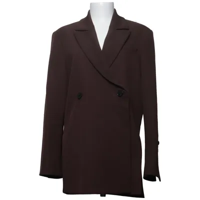 Kavaj (Brun) från Ganni Elastan, Polyester, Ull
