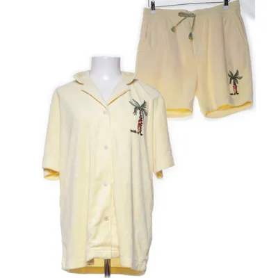 Sæt (Gul) fra Scotch & Soda Bomuld, Polyester