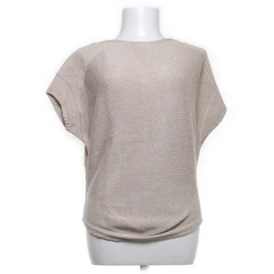 Slipover (Beige) from Massimo Dutti Viscose, Linen, Cotton