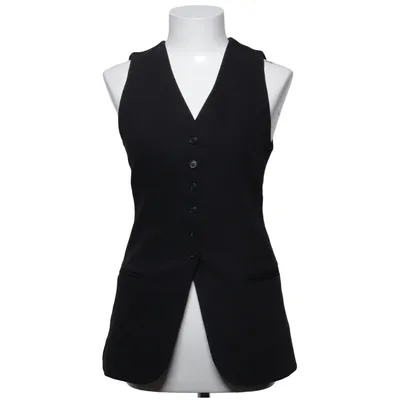 Suit vest (Black) from H&M Viscose, Linen, Polyester