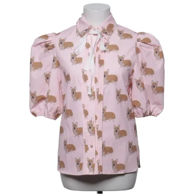Short sleeve shirt (Pink, Brown, White) from Sister Jane Polyester