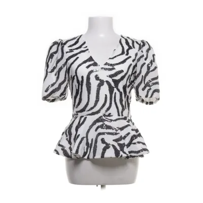 Peplum top (White, Black) from Rotate x H&M Elastane, Polyester
