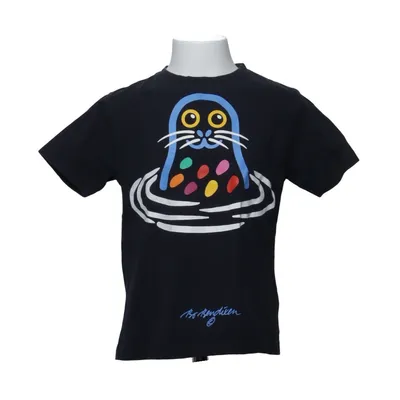 T-shirt (Black, Multicolored) from Bo Bendixen Cotton