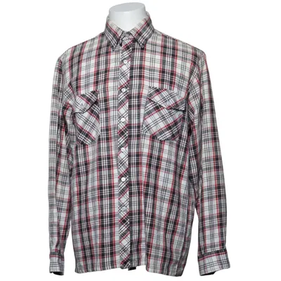 Flannel shirt (White, Red, Black) from Jula Wool