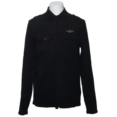 Maillot de rugby (Noir) de Aeronautica Militare Coton