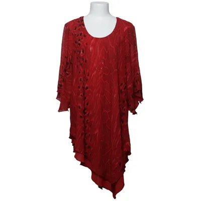 Bluse (Rød, Sort) fra La Belle Polyester