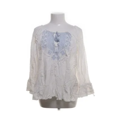 Blouse (Wit, Blauw) van Odd Molly Katoen