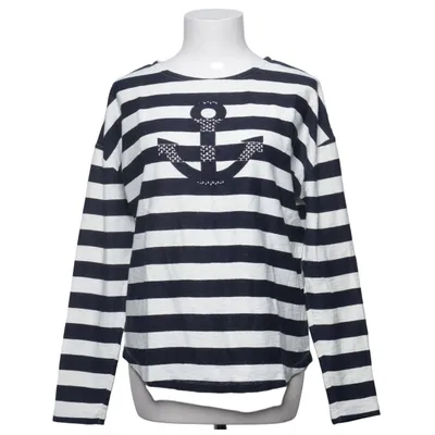 Lange mouwen shirt (Blauw, Wit) van Leon & Harper Katoen